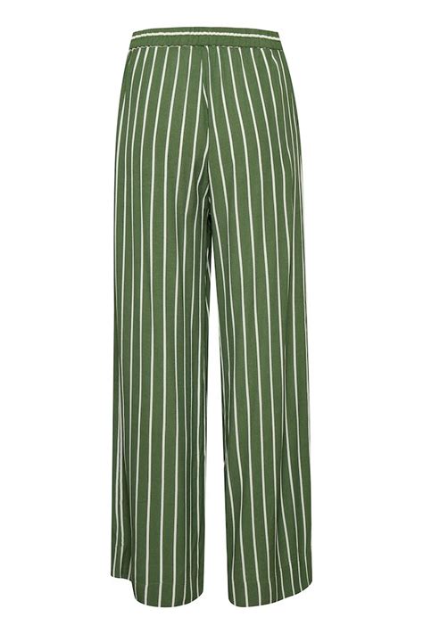 Green Striped Pants 